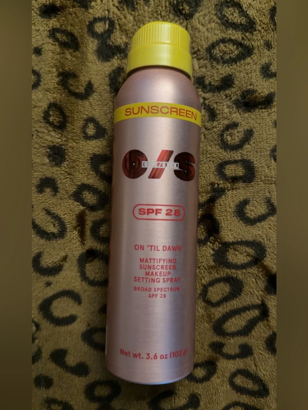 ONE/SIZE On 'Til Dawn Mattifying Sunscreen Makeup Setting Spray SPF 28
